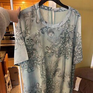 Loose Grey Midi Dress; Size XL; Never Worn